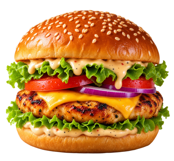 Smoky Chicken Crunch Burger
