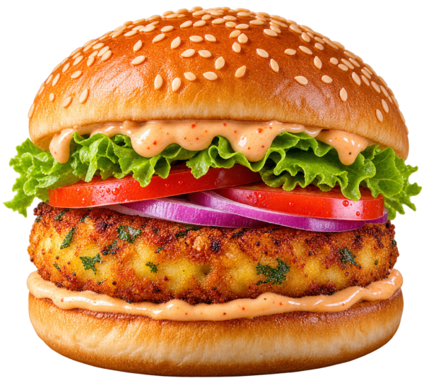 Aloo Tikki Burger 🍔